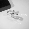 Nhẫn bạc đôi TUNASILVER – Đặt làm theo yêu cầu, ảnh video thật, giá 590k
