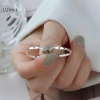 Nhẫn bạc Hàn Quốc chữ A-Z - Quà tặng lãng mạn, nhẫn cặp đôi chỉ 23.210₫ 6