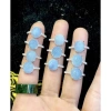 Nhẫn bạc nguyên chất mặt đá phong thủy oval - Giá chỉ 550.000đ, giảm 121.000đ 3