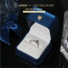Nhẫn Bạc nữ gắn kim cương Moissanite Xi Bạch Kim kiểm định GRA Seafoam NLJE7 giảm giá 19% 3