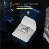 Nhẫn bạc nữ GRA NLJT6 gắn kim cương Moissanite xi bạch kim chỉ 746.000 VND 2