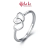 Nhẫn bạc nữ LiLi S925 cao cấp hình trái tim lồng nhau Cleopatra – Khuyến mãi 1,180,000₫ 6