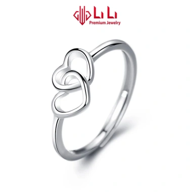 Nhẫn bạc nữ LiLi S925 cao cấp hình trái tim lồng nhau Cleopatra – Khuyến mãi 1,180,000₫ 6 Nhẫn bạc nữ LiLi S925 cao cấp hình trái tim lồng nhau Cleopatra – Khuyến mãi 1,180,000₫ 6