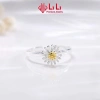 Nhẫn bạc nữ LiLi S925 cao cấp hoa cúc họa mi Jade, giảm còn 1.304.000 VND 4