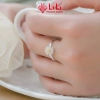 Nhẫn bạc nữ LiLi S925 cao cấp hoa cúc họa mi Jade, giảm còn 1.304.000 VND 5