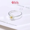 Nhẫn bạc nữ LiLi S925 cao cấp hoa cúc họa mi Jade, giảm còn 1.304.000 VND 8