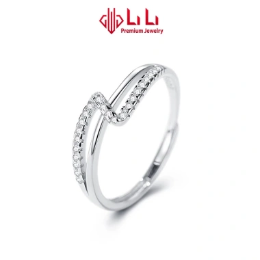 Nhẫn bạc nữ LiLi S925 đính đá CZ cao cấp lấp lánh Adelaide - Giá chỉ 1.293.000đ 6