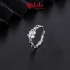 Nhẫn bạc nữ LiLi S999 đính đá CZ hình cỏ 4 lá Kalani - Giá 1.692.000₫ 4