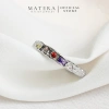 Nhẫn bạc nữ MATERA S925 đính đá ngũ sắc hào quang - New Arrivals giảm 22% 4