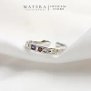 Nhẫn bạc nữ MATERA S925 đính đá ngũ sắc hào quang - New Arrivals giảm 22% 5