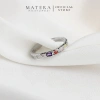 Nhẫn bạc nữ MATERA S925 đính đá ngũ sắc hào quang - New Arrivals giảm 22% 7