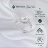 Nhẫn bạc nữ PMJ mặt ngọc trai đính đá cao cấp - Giá ưu đãi 399.000đ Phuc Minh