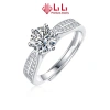 Nhẫn bạc nữ S925 Aidan - Đính kim cương Moissanite cao cấp, giá chỉ 2.399.000₫