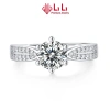 Nhẫn bạc nữ S925 Aidan - Đính kim cương Moissanite cao cấp, giá chỉ 2.399.000₫ 4