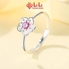 Nhẫn bạc nữ S925 đính đá CZ hoa anh đào Skylar LILI - Giá ưu đãi 1.5tr