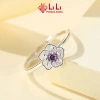 Nhẫn bạc nữ S925 đính đá CZ hoa anh đào Skylar LILI - Giá ưu đãi 1.5tr 4