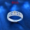 Nhẫn bạc nữ S925 Eleanor - Kim cương Moissanite cao cấp, chỉ 2.242.000₫ 4