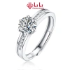 Nhẫn bạc nữ S925 Griselda Đính kim cương Moissanite cao cấp Giá ưu đãi 2.1 triệu