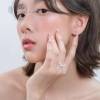 Nhẫn Bạc Nữ S925 JENSY Dáng Nơ Trái Tim Crystal Heart NLTL3 - Xinh Xắn Giá 444k 3
