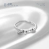 Nhẫn Bạc Nữ S925 JENSY Dáng Nơ Trái Tim Crystal Heart NLTL3 - Xinh Xắn Giá 444k 6