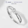 Nhẫn Bạc Nữ S925 JENSY Nút Thắt Đính Đá Esme - Sang Trọng, Giá 456.000 VND