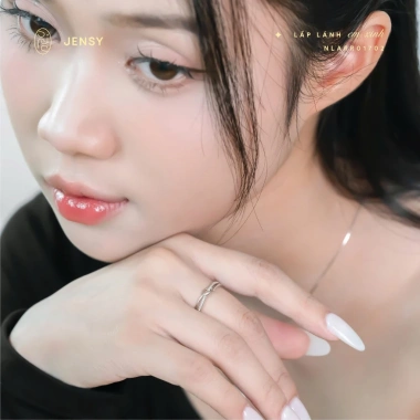 Nhẫn Bạc Nữ S925 JENSY Nút Thắt Đính Đá Esme - Sang Trọng, Giá 456.000 VND
