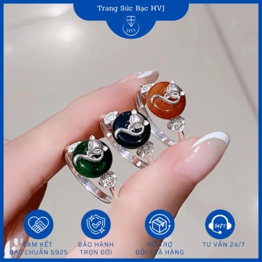 Nhẫn Bạc Nữ S925 Lộc Phúc Tình N120 - Giá chỉ 755.000đ, ưu đãi giảm giá