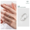 Nhẫn bạc nữ TLEE kim tiền tài lộc nạm đá cao cấp - Giá chỉ 390.000 VND 3