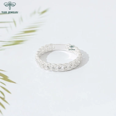 Nhẫn bạc nữ TLEE kim tiền tài lộc nạm đá cao cấp - Giá chỉ 390.000 VND 7