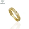 Nhẫn bạc nữ TLEE mạ vàng 14k nạm đá xung quanh A143 - Cao cấp, giảm giá 494k 3
