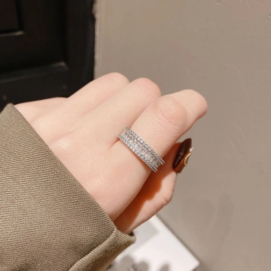 Nhẫn bạc nữ TLEE nạm mini kết cao cấp - Giá chỉ 806.000đ, giảm tới 22%