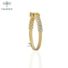 Nhẫn bạc nữ TLEE vương miện ba chóp mạ vàng 14k cao cấp A112 - Giảm giá 442.000đ 7