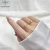 Nhẫn bạc nữ TLEE vương miện nữ hoàng mạ vàng 14k sang trọng - Giá chỉ 494.000₫ 7