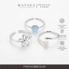 Nhẫn bạc nữ Vintage S925 MATERA cao cấp Nữ tính sang trọng, chỉ 652.000₫
