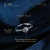 Nhẫn bạc nữ Wintery NLJB3 gắn Moissanite xi bạch kim – Kiểm định GRA, chỉ 734.000₫ 7