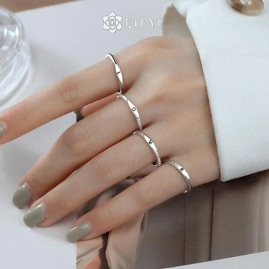 Nhẫn Bạc Qrhyk Thời Trang Hàn Quốc 26 Chữ A-Z Mở Nam Nữ Cặp Đôi Quà Tặng - Giá 17.160₫