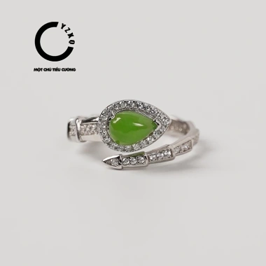Nhẫn Bạc Rắn Khảm Ngọc Hòa Điền Tự Nhiên Nga YZXQ - Vừa Gặp Đã Yêu, Mã J1HY, Giá 988.000₫ 8 Nhẫn Bạc Rắn Khảm Ngọc Hòa Điền Tự Nhiên Nga YZXQ - Vừa Gặp Đã Yêu, Mã J1HY, Giá 988.000₫ 8