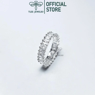 Nhẫn bạc TLEE A160 nạm đá chữ nhật cao cấp - Giá ưu đãi 858.000₫ giảm 20% 5 Nhẫn bạc TLEE A160 nạm đá chữ nhật cao cấp - Giá ưu đãi 858.000₫ giảm 20% 5