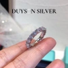 Nhẫn bạc Ý 925 nam nữ – Bling mạ vàng trắng, đá CZ 5A cao cấp – 800.000 VND 2
