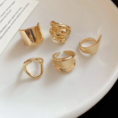 Nhẫn Boho Du Mục Mix Charm Vàng Gold - Giá chỉ 49.500đ, phong cách trẻ trung 3