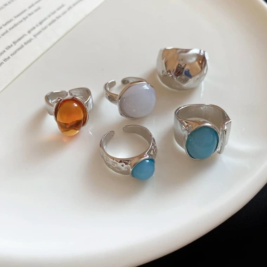 Nhẫn Boho Du Mục Mix Charm Vàng Gold - Giá chỉ 49.500đ, phong cách trẻ trung 5