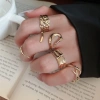 Nhẫn Boho Du Mục Mix Charm Vàng Gold - Giá chỉ 49.500đ, phong cách trẻ trung 8