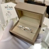 Nhẫn cặp đôi bạc khắc tên tình yêu nam nữ - xi kim, vàng tây | MINA JEWELRY