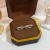 Nhẫn cặp đôi bạc khắc tên tình yêu nam nữ - xi kim, vàng tây | MINA JEWELRY 7
