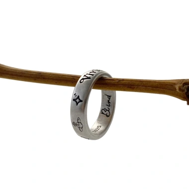 Nhẫn Cặp Đôi Vivienne Westwood Đơn Giản, Chống Dị Ứng, Có Thể Giặt, Bạc Thoáng Mát - 253k 6