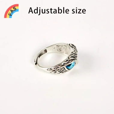 Nhẫn cú vintage bạc - Nhẫn đính hôn & quà tặng, giá ưu đãi 37.180 VNĐ 2 Nhẫn cú vintage bạc - Nhẫn đính hôn & quà tặng, giá ưu đãi 37.180 VNĐ 2