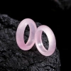 Nhẫn Đá Thạch Anh Ngọc Bích 6mm Retro - Nhiều Màu Pastel Bền Màu Không Dị Ứng 3