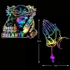 Nhãn dán ba chiều DIOS POR DELANTE Decal phản quang thánh giá & Phật, chịu nước, dùng cho ô tô, xe máy 14