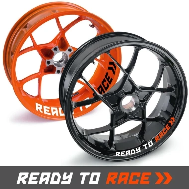 Nhãn dán bánh xe KTM Duke RC390 - phản quang, sẵn sàng race, vành thép, giảm 22%