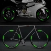Nhãn Dán Bánh Xe Ô Tô Dạ Quang - Cảnh Báo Phản Quang, Trang Trí Xe Đạp, Giảm Giá 8